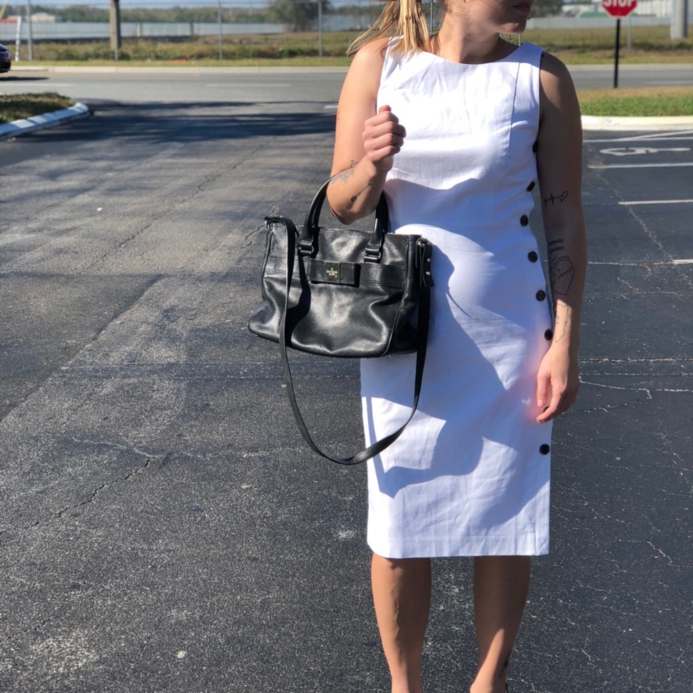 Beautiful Ann Taylor white dress